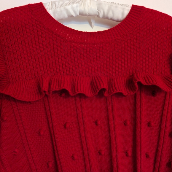 SOLDKate Spade Ruffle+Dot Cherry Red Size XL - Picture 1 of 6